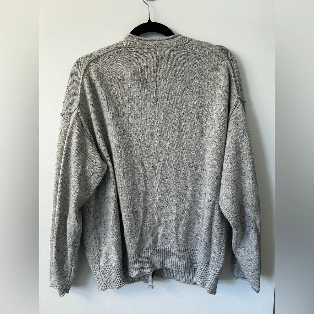 Universal Thread Speckled Gray Knit Oversized Cardigan - Picture 6 of 8